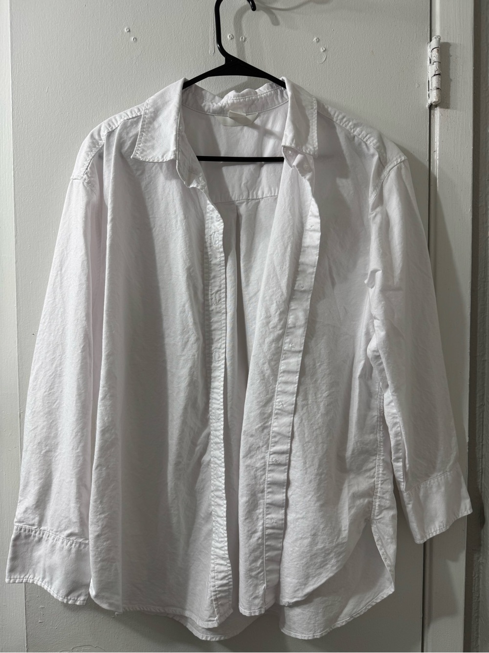 H&M White Button-Down Shirt